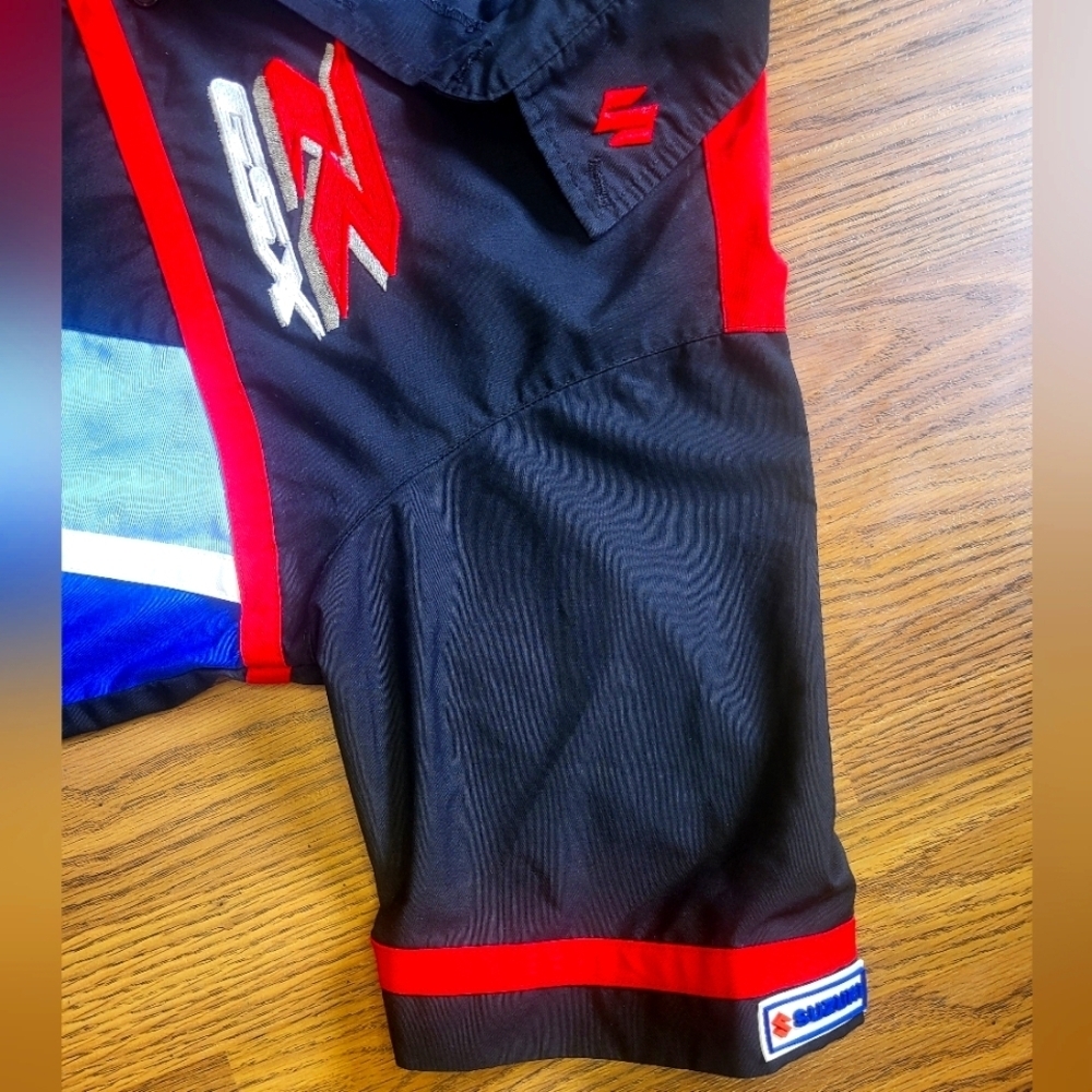Authentic Team Suzuki GSX-R racing pit crew shirt by MPM Array Canada Made B25 - Picture 6 of 12